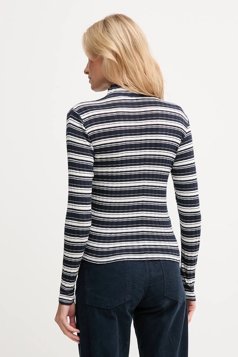 Pepe Jeans longsleeve kolor granatowy z półgolfem PL5000040 - zdjęcie produktu nr 2