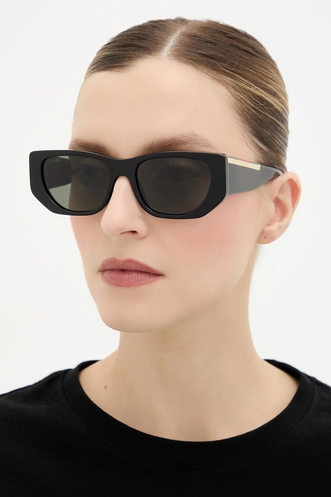 Gucci okulary przeciwsłoneczne damskie kolor czarny GG1959S - zdjęcie produktu nr 1