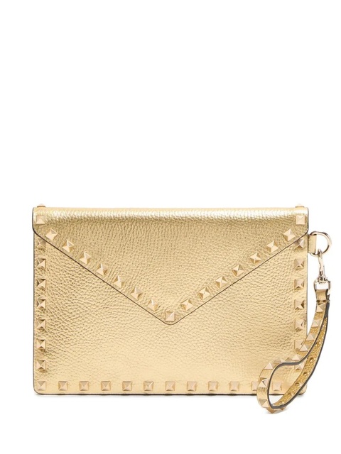 Valentino Garavani Rockstud clutch bag - Gold - zdjęcie produktu nr 1