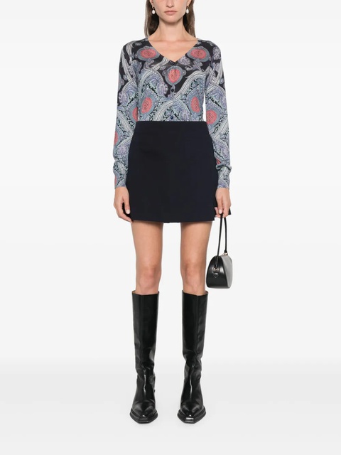 ETRO paisley-print cardigan - Blue - zdjęcie produktu nr 1
