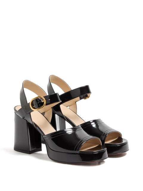Valentino Garavani 100mm Fawcette platform sandals - Black - zdjęcie produktu nr 2