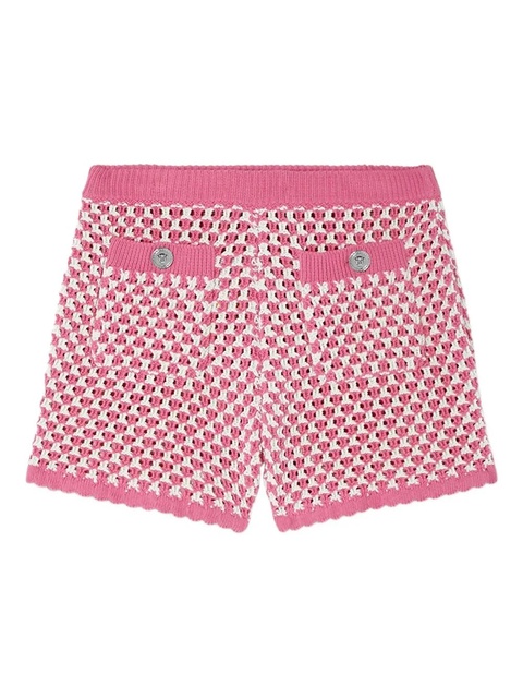 Versace crochet-knit shorts - Pink - zdjęcie produktu nr 1