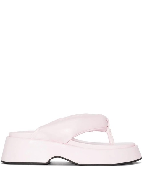 GANNI padded thong sandals - Pink - zdjęcie produktu nr 1