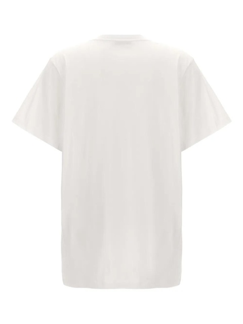 Max Mara embroidered crew-neck T-shirt - White - zdjęcie produktu nr 2