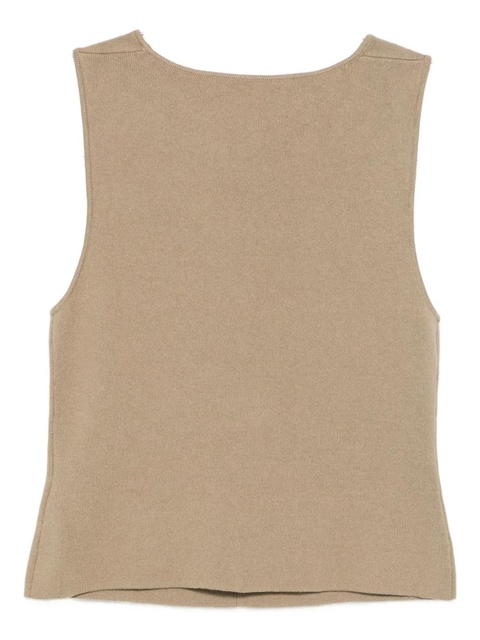 Aya Muse cowl-neck tank top - Neutrals - zdjęcie produktu nr 2