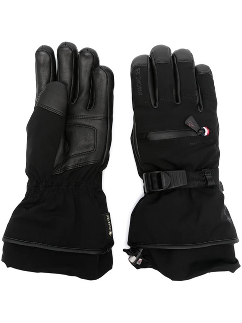 Moncler Grenoble padded zip-pocket gloves - Black - zdjęcie produktu nr 2