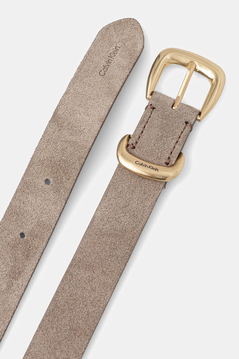Calvin Klein pasek zamszowy damski kolor beżowy LV04F7065G - zdjęcie produktu nr 2