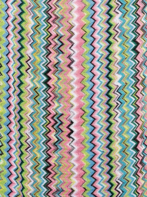 Missoni zig zag scarf - Blue - zdjęcie produktu nr 2