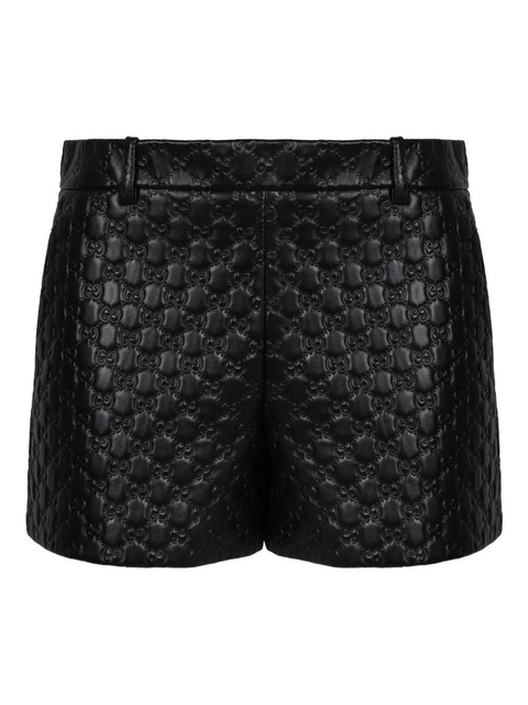 Gucci GG-embossed shorts - Black - zdjęcie produktu nr 1