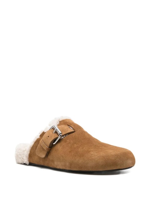 ISABEL MARANT buckle-strap mules - Brown - zdjęcie produktu nr 1