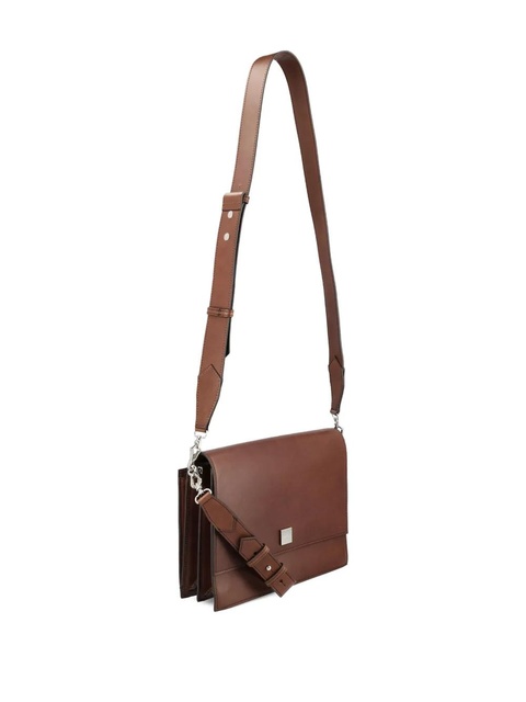 Max Mara BIANCAROUGHM leather crossbody bag - Brown - zdjęcie produktu nr 2