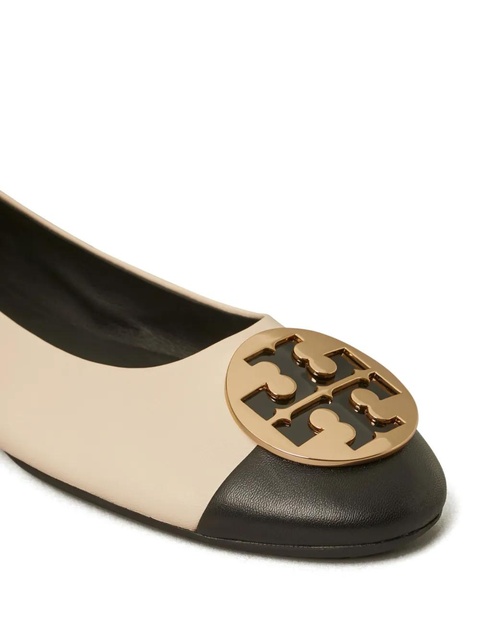 Tory Burch Claire cap-toe ballerina shoes - Neutrals - zdjęcie produktu nr 2