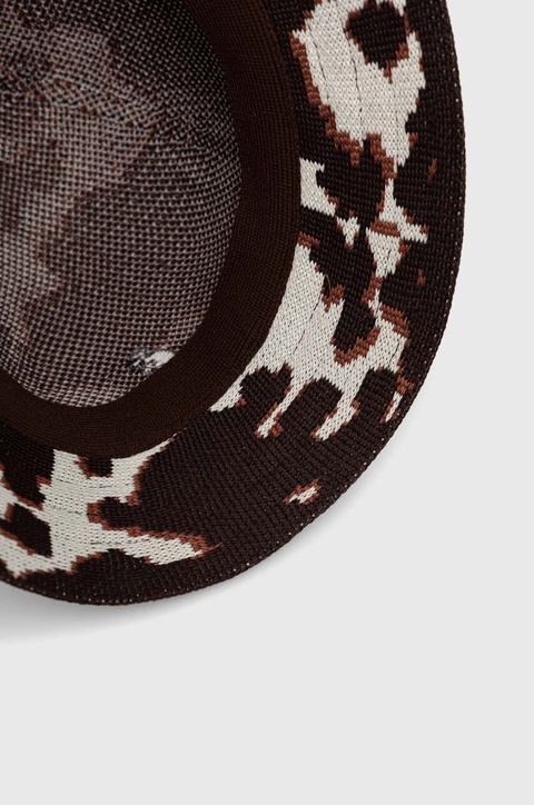Kangol kapelusz kolor brązowy - zdjęcie produktu nr 2