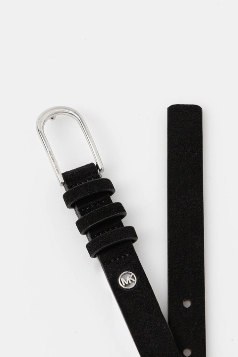 MICHAEL Michael Kors pasek skórzany damski kolor czarny 29MKWB529016 - zdjęcie produktu nr 2