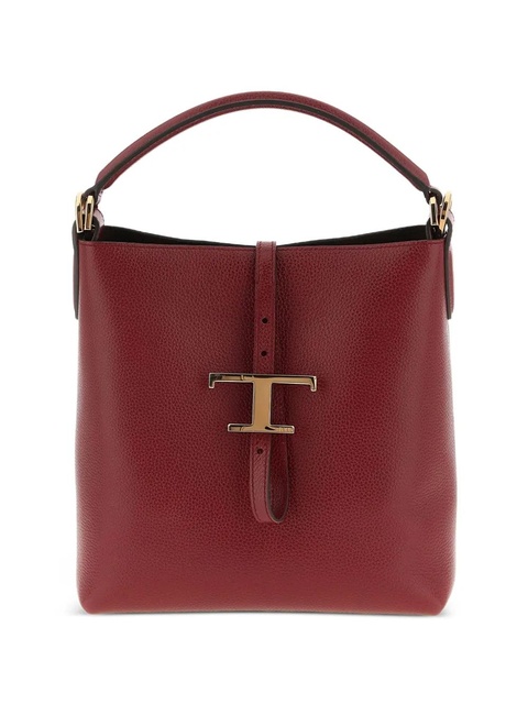Tod's small buckled bucket bag - Red - zdjęcie produktu nr 1