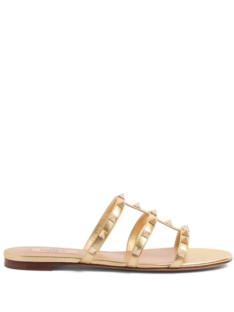 Valentino Garavani Rockstud sandals - Gold - zdjęcie produktu nr 1