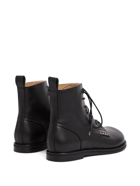 JW Anderson lace-up leather boots - Black - zdjęcie produktu nr 2