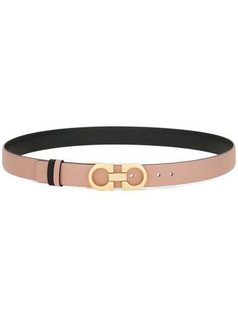 Ferragamo Gancini reversible leather belt - Pink - zdjęcie produktu nr 1