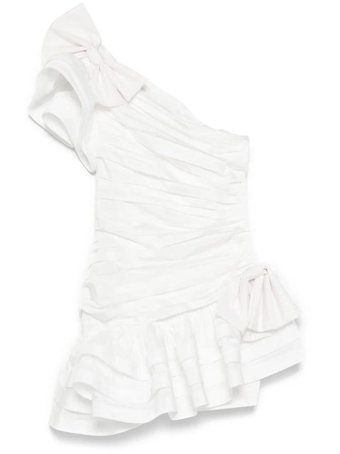 Alessandra Rich tafetta mini dress - White - zdjęcie produktu nr 1