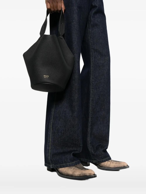 KHAITE Lotus chain mini shoulder bag - Black - zdjęcie produktu nr 2