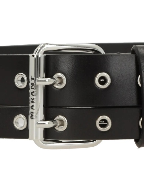 ISABEL MARANT eyelet buckle belt - Black - zdjęcie produktu nr 2