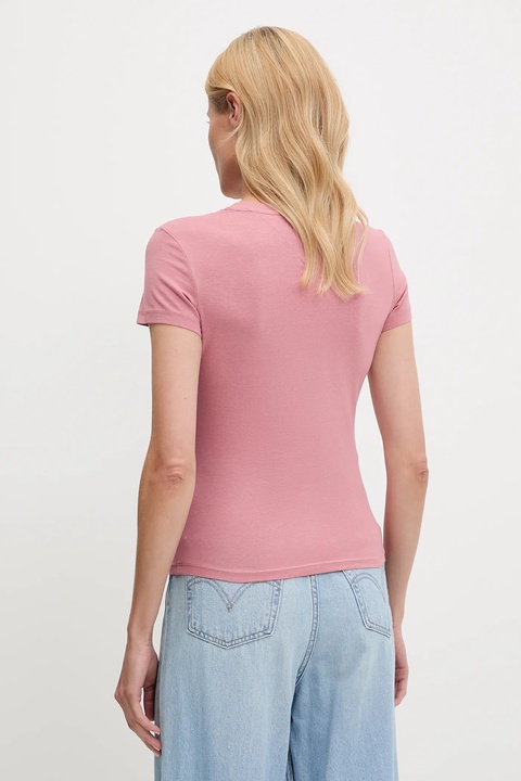 Tommy Jeans t-shirt damski kolor różowy DW0DW20913 - zdjęcie produktu nr 2