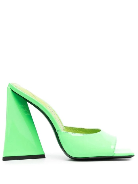 The Attico Devon 115mm mules - Green - zdjęcie produktu nr 1