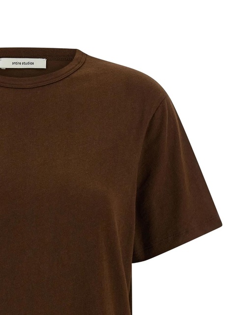 ENTIRE STUDIOS Mini Tee crew-neck T-shirt - Brown - zdjęcie produktu nr 2