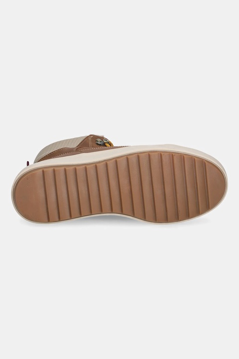 U.S. Polo Assn. botki ICY007 damskie kolor brązowy na płaskim obcasie ocieplone ICY007W/EUH1 - zdjęcie produktu nr 2