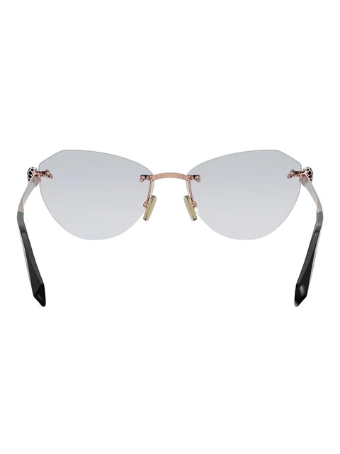 Bvlgari arm-embellished cat-eye glasses - Gold - zdjęcie produktu nr 2