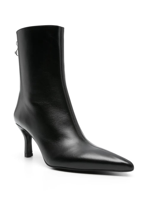 Maje 75mm leather ankle boots - Black - zdjęcie produktu nr 2