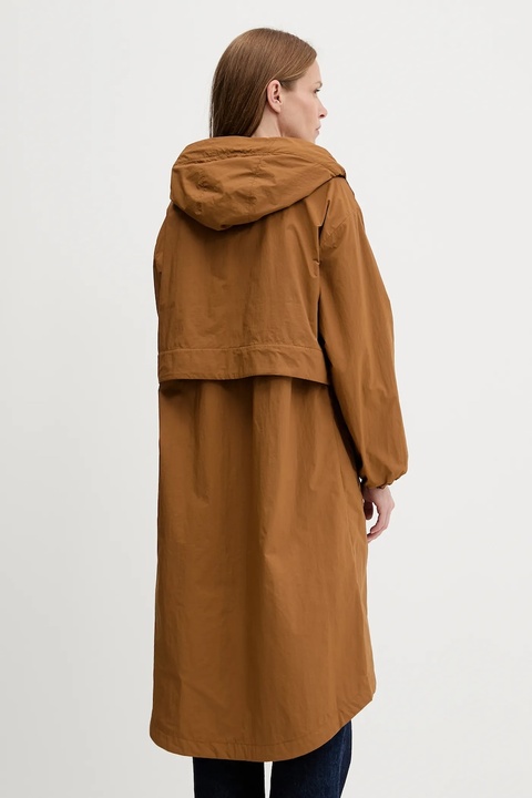 Barbour kurtka NABOO kolor brązowy przejściowa oversize LSP0241 - zdjęcie produktu nr 2