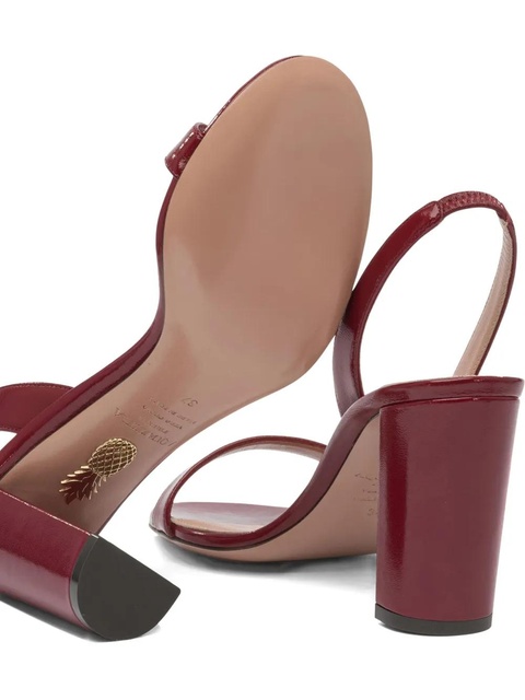Aquazzura 85mm So Nude slingback sandals - Red - zdjęcie produktu nr 2
