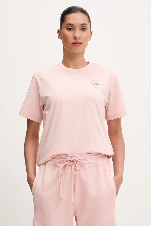 adidas by Stella McCartney t-shirt damski kolor pomarańczowy JI5163 - zdjęcie produktu nr 1