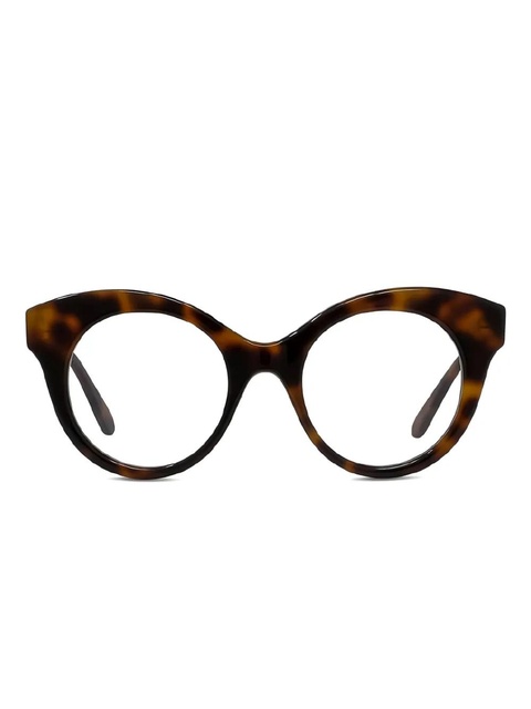 LOEWE round-frame glasses - Brown - zdjęcie produktu nr 1