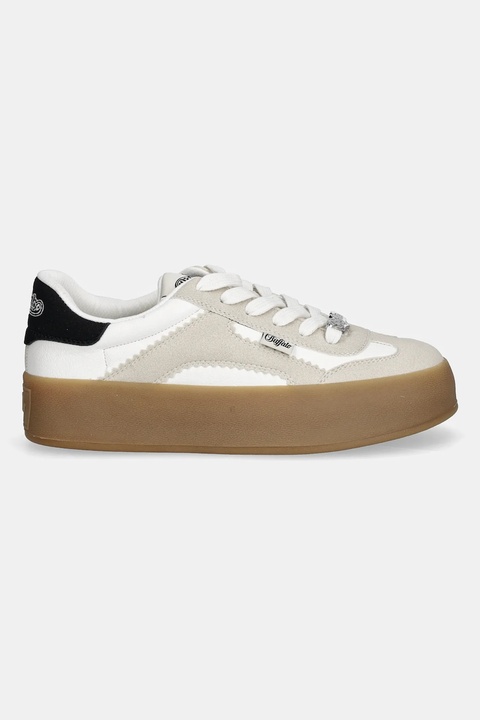 Buffalo sneakersy Cajo damskie kolor beżowy 1636569 - zdjęcie produktu nr 1