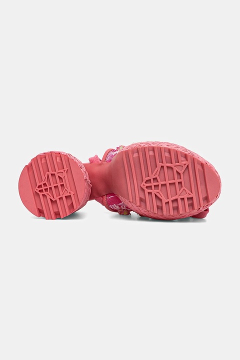 Naked Wolfe sandały Bluebell kolor różowy Bluebell Raffia Flowers - zdjęcie produktu nr 2