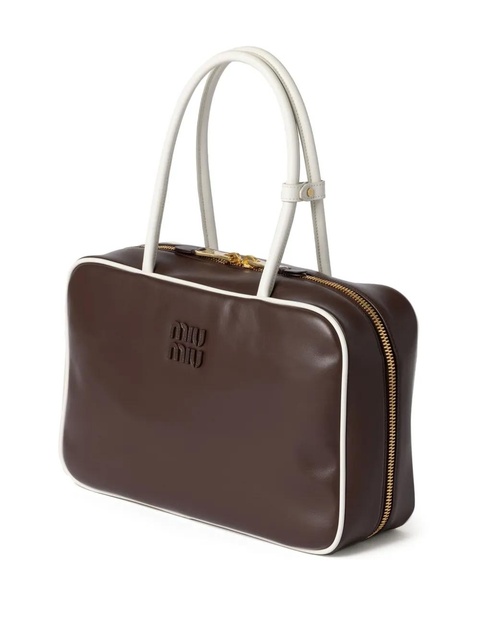 Miu Miu Beau tote bag - Brown - zdjęcie produktu nr 2