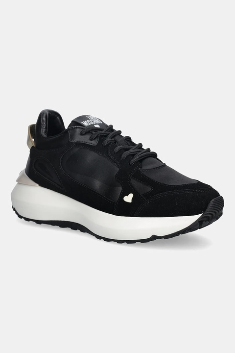 Love Moschino sneakersy damskie kolor czarny JA15415G0NIND00A - zdjęcie produktu nr 1