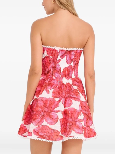 Charo Ruiz Ibiza Cami floral lace-trim mini dress - Pink - zdjęcie produktu nr 1
