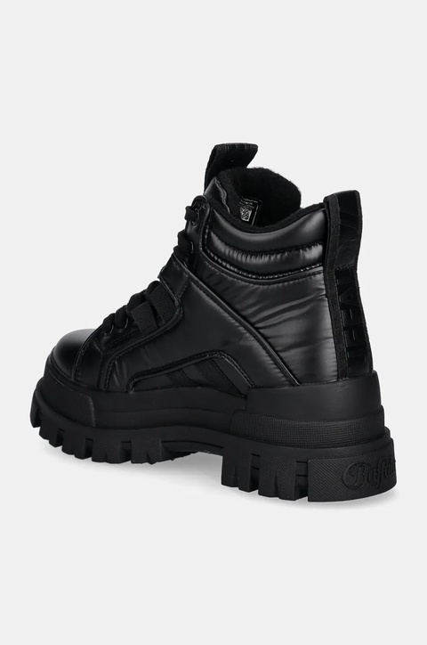 Buffalo workery Aspha Nc Mid damskie kolor czarny na platformie 1622499-BLK - zdjęcie produktu nr 2