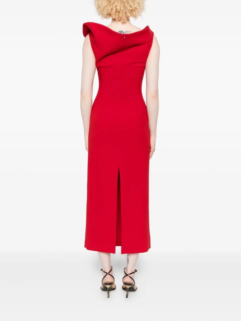 Magda Butrym off-shoulder midi dress - Red - zdjęcie produktu nr 2