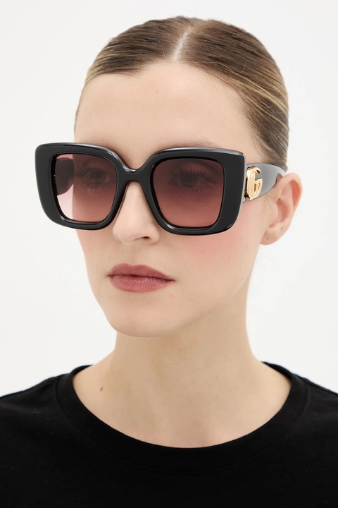Gucci okulary przeciwsłoneczne damskie kolor czarny GG1975S - zdjęcie produktu nr 1