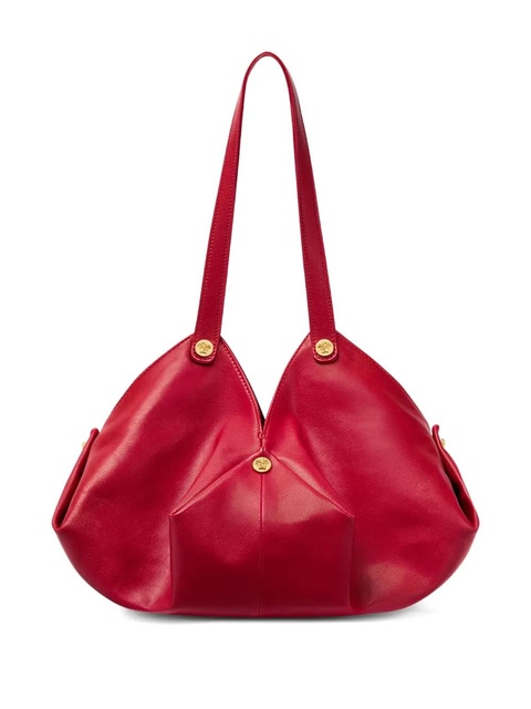 Versace Protea leather shoulder bag - Red - zdjęcie produktu nr 2