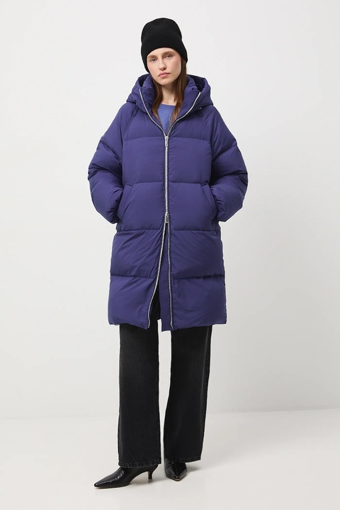 Medicine płaszcz puchowy kolor fioletowy - zdjęcie produktu nr 1