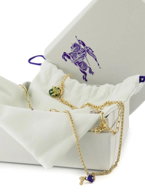 Burberry double-chain necklace - Yellow - zdjęcie produktu nr 2