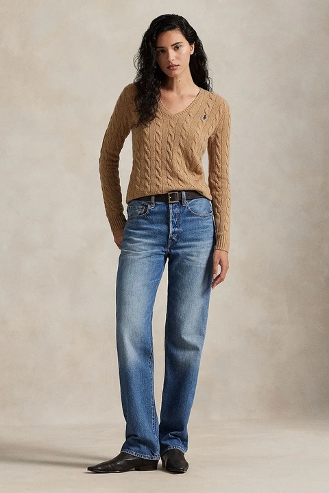 Polo Ralph Lauren sweter damski kolor beżowy 211971866 - zdjęcie produktu nr 2