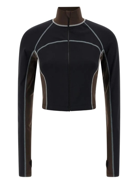 FENDI logo-print high-neck top - Black - zdjęcie produktu nr 1