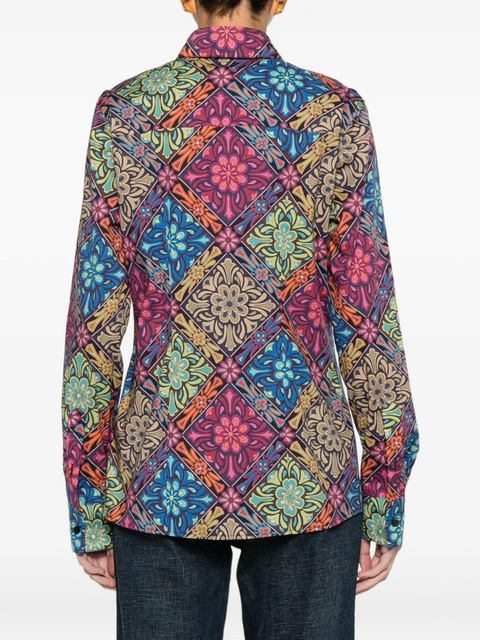 ETRO floral-print shirt - Pink - zdjęcie produktu nr 1