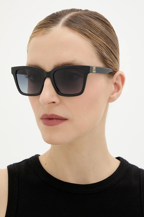 Love Moschino okulary przeciwsłoneczne damskie kolor czarny MOL091/S - zdjęcie produktu nr 1
